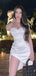 Elegant White Pleats Strapless Short Homecoming Dresses, QB0371