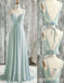 Green Spaghetti Straps A-line Lace Appliques Lace Up Back Evening Gown Maxi Long Evening Party Prom Dresses ,WGP1189