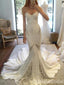 White Strapless Lace Appliques Sweetheart Evening Gown Maxi Long Formal Dresses Prom Dresses with Trailing,WGP943