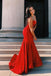 Sexy Red Mermaid Sweetheart Maxi Long Party Prom Dresses, Evening Dress,WGP310