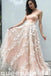 Pearl White A-line Floral Appliques Sweetheart Strapless Evening Gown Maxi Long Evening Party Prom Dresses ,WGP1049