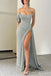 Sparkle Blue Sheath Off Shoulder Evening Gown Maxi Long Evening Party Prom Dresses ,WGP1155