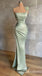 Green One Shoulder Embroidery Mermaid Evening Gown Maxi Long Evening Party Prom Dresses ,WGP1201