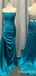 Mermaid Strapless Lace Up Back Evening Gown Maxi Long Formal Dresses Prom Dresses with Pleats ,WGP970