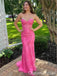 Pink Sweetheart Strapless Mermaid Lace up Back Lace Appliques Evening Gown Maxi Long Formal Dresses Prom Dresses,WGP978