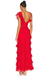 Red Layer V-neck Lace Appliques Sheath Evening Gown Maxi Long Formal Dresses Prom Dresses ,WGP981