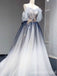 Gorgeous Off Shoulder A-line Evening Gown Maxi Long Evening Party Prom Dresses  ,WGP1036