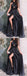 Sexy Black A-line Side Slit Maxi Long Party Prom Dresses,Evening Dresses,WGP389