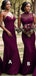 Mismached Sexy Purple Soft Satin Mermaid Long Cheap Bridesmaid Dresses, BDS0162