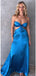 Unique Royal Blue Sleeveless Lace Up Back A-Line Evening Prom Dresses,WGP466