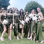 Mismatched Dark Green Soft Satin Mermaid Long Cheap Elegant Bridesmaid Dresses, BDS0160