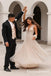 Charming V-Neck Mesh Long Ivory Long Cheap Prom Dresses, QB0761