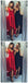 High Low V Neck Simple Cute Red Homecoming Dresses 2018, CM560