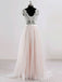 Cap Sleeves V Neck See Through A-line Cheap Wedding Dresses Online, WD342