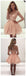 Lace Long Sleeves Illusion Short Cheap Homecoming Dresses 2018, CM545