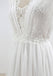 Elegant Unique V Neck Cheap Beach Wedding Dresses Online, WD374