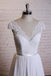 Lace Cap Sleeves V Neck Cheap Beach Wedding Dresses Online, WD375