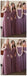 Dusty Purple Mismatched Chiffon Cheap Bridesmaid Dresses Online, WG268