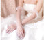 White Long Finger Simple Wedding Gloves, Women Bridal Gloves, TYP0640