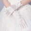 Wedding Gloves, Lace Gloves, Short Gloves, Wedding Gloves With Handmade Flower, TYP0539