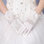 Wedding Gloves, Lace Gloves, Short Gloves, Wedding Gloves With Handmade Flower, TYP0539