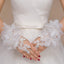 Lace Wedding Gloves, Handmade Flower Lace Gloves, Short Gloves, TYP0543