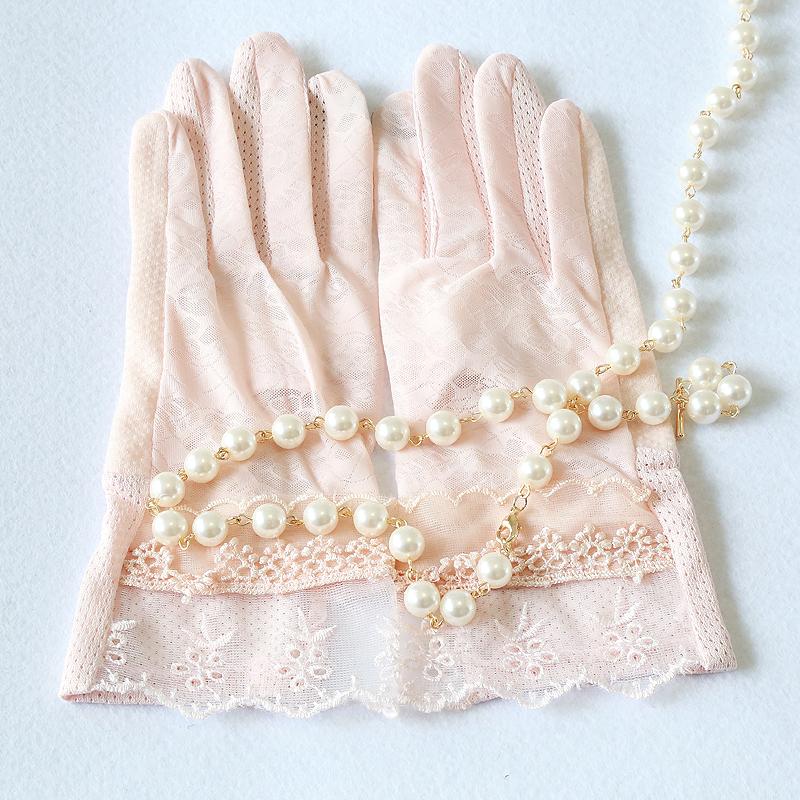 Bridal Gloves, White Lace Short Full Finger Bridal Gloves, Wedding Gloves, Wedding Accessory, TYP0554