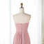 Pretty Sweetheart Long Cheap Blush Pink Chiffon Bridesmaid Dresses Online, QB0145