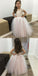 Ball Gown Round Neck Pink Tulle Flower Girl Dresses with Lace&Bow Knot, QB0229