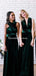 Mismatched Green Velvet Long Cheap Bridesmaid Dresses, BDS0096