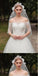 Fashionable Tulle Short Wedding Veil With Flowers,WV0120