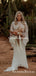 Romantic Long Sleeve Backless Lace Mermaid Long Cheap Wedding Dresses, WDS0027