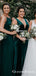 Mismatched Green Long Cheap Charming Bridesmaid Dresses Online, BDS0060