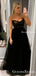 Sweetheart Sleeveless Charming Black Tulle A-line Long Cheap Formal Party Evening Prom Dresses, PDS0065