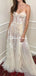 Sweetheart Lace Appliqued Tulle Long A-line Cheap Wedding Dresses, WDS0053