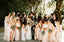 Newest Elegant Charming Mismatched Pink Chiffon Floor-length Long Cheap Bridesmaid Dresses, QB0919