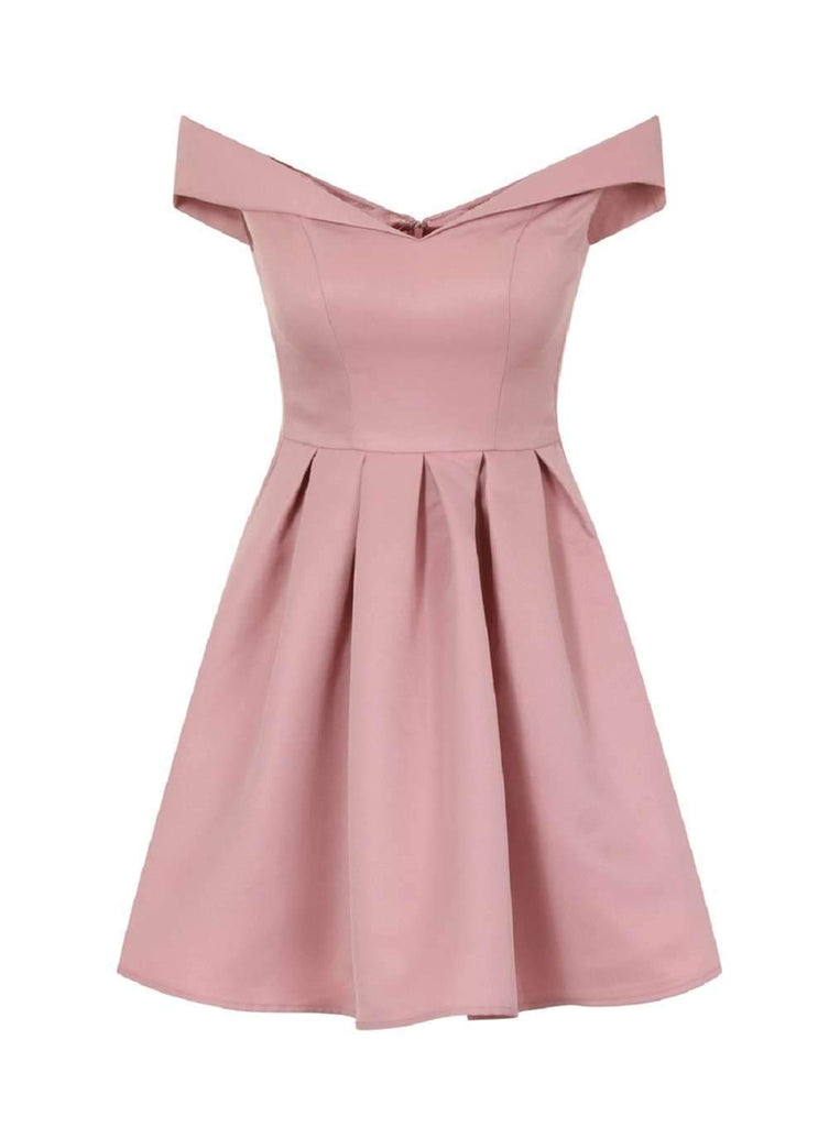 Off Shoulder Pink Cheap 2018 Homecoming Dresses Under 100, CM401