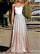 Sweetheart Charming Elegant Sparkly Silver Champagne Oberm A-line Long Cheap Evening Prom Dresses, PDS0023